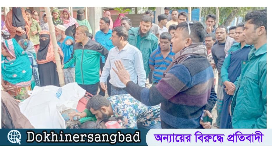 বরিশালে গলায় ওড়না পেঁচানো যুবতীর মৃতদেহ উদ্ধার। দখিনের সংবাদ
