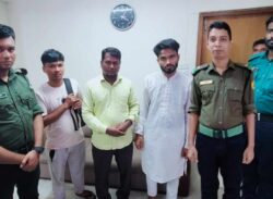 বরিশালে আনসার এপিসি হাসান’র তৎপরতায় পাসপোর্ট করতে এসে রোহিঙ্গা যুবকসহ আটক ৩