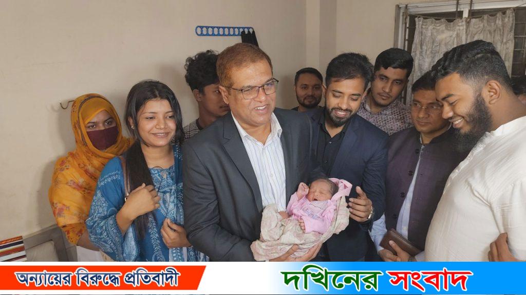 ছাত্র আন্দোলনে শহীদ শাহজাহানের ঘর আলোকিত করে এলো ছেলে সন্তান