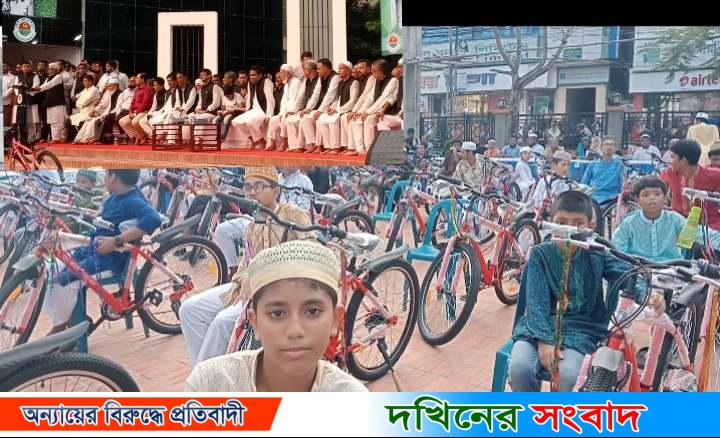 বরিশালে ওয়ার্ড কাউন্সিলর রাজিবের ব্যতিক্রমী উদ্যোগে ৫ ওয়াক্ত নামাজ পড়ে সাইকেল পেল ১৭০ কিশোর