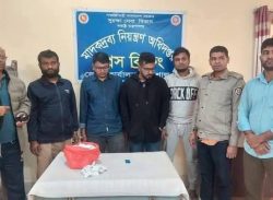 বরিশালে অভিযানে নলছিটির ২ যুবক গ্রেফতার।