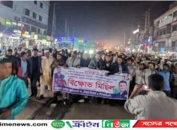মুক্তিযোদ্ধাকে হেনস্তার প্রতিবাদে চৌদ্দগ্রামে বিএনপির বিক্ষোভ