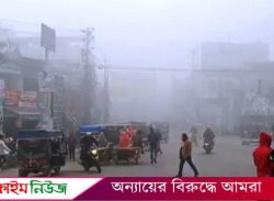 বরিশালে দুদিন ধরে দেখা মিলছে না সূর্যের,​ শীতে কাহিল মানুষ