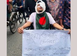 চোখ হারিয়েও আক্ষেপ নেই বরিশাল বিএম কলেজের ছাত্র “সাব্বিরের”