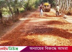 আমতলীতে নিম্নমানের নির্মাণ সামগ্রী দিয়ে সড়ক নির্মাণ, ব্যবস্থা নিচ্ছে না প্রকৌশলী!