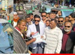 বরিশালে  ৩১ দাবি বাস্তবায়নের লক্ষ্যে বিএনপি’র লিফলেট বিতরণ