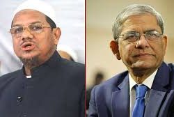 চরমোনাই পিরের সঙ্গে মির্জা ফখরুলের বৈঠক শুরু