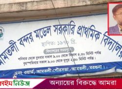 আমতলী বন্দর মডেল প্রাথমিক বিদ্যালয়ের প্রধান শিক্ষকের বিরুদ্ধে নানা অভিযোগ