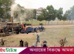 কলাপাড়ায় বালি-খোয়ার ময়লা আর মেশিনের শব্দে অতিষ্ঠ শিক্ষার্থীরা