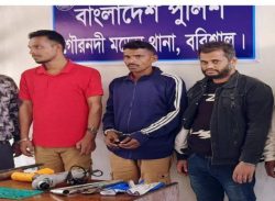 গৌরনদীতে ডা.কা.তির প্রস্তুতিকাল গ্রেপ্তার, ৫