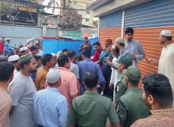 বরিশাল সিটি কর্পোরেশনের জমি দখলমুক্তকরণে বিএনপির বাধা, বিভাগীয় কমিশনার অবরুদ্ধ,